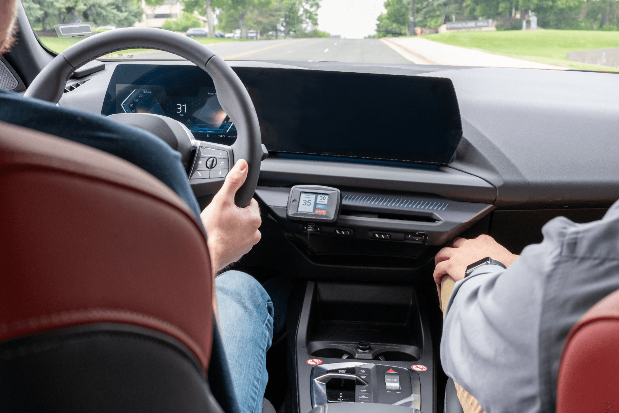 ISA device being used by driver